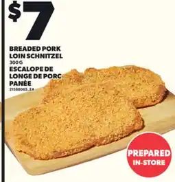 Independent Grocer BREADED PORK LOIN SCHNITZEL, 300 G offer