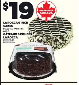 Independent Grocer LA ROCCA 6 INCH CAKES, 600 G offer