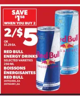 Independent Grocer RED BULL ENERGY DRINKS, 250 ML offer