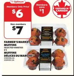 Independent Grocer FARMER'S MARKET MUFFINS, 6'S offer
