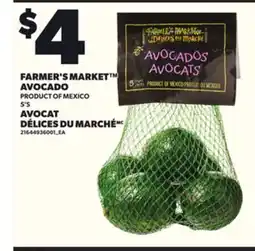 Independent Grocer FARMER'S MARKET AVOCADO, 5'S offer