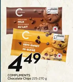 Sobeys COMPLIMENTS Chocolate Chips offer