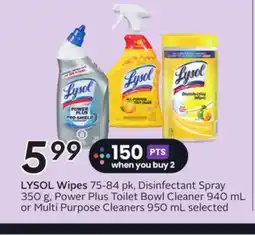 Sobeys LYSOL Wipes offer