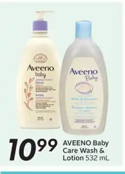 Sobeys AVEENO Baby Care Wash & Lotion offer
