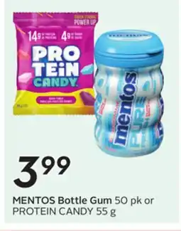 Sobeys MENTOS Bottle Gum offer