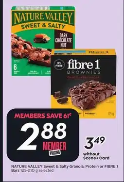 Sobeys NATURE VALLEY Sweet & Salty Granola, Protein or FIBRE 1 Bars offer