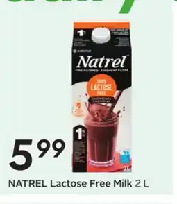 Sobeys NATREL Lactose Free Milk offer