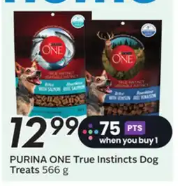 Sobeys PURINA ONE True Instincts Dog Treats offer