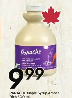 Sobeys PANACHE Maple Syrup Amber Rich offer