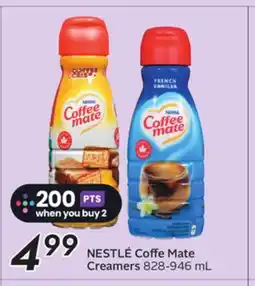 Sobeys NESTLÉ Coffe Mate Creamers offer