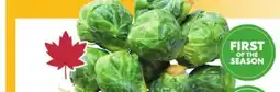 Sobeys Brussels Sprouts offer