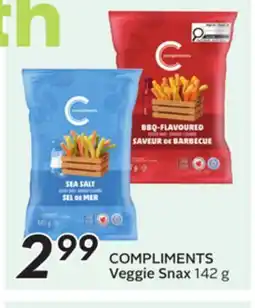 Sobeys COMPLIMENTS Veggie Snax offer