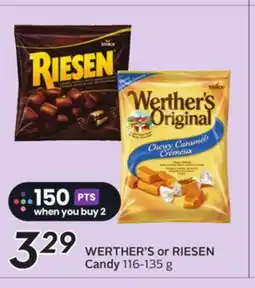 Sobeys WERTHER'S or RIESEN Candy offer