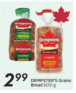 Sobeys DEMPSTER'S Grains Bread offer