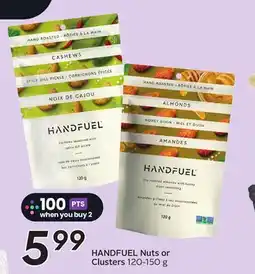 Sobeys HANDFUEL Nuts or Clusters offer
