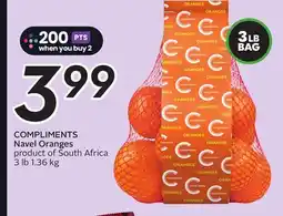 Sobeys COMPLIMENTS Navel Oranges offer