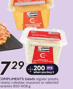 Sobeys COMPLIMENTS Salads offer