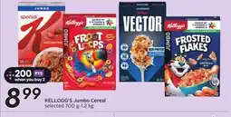 Sobeys KELLOGG'S Jumbo Cereal offer