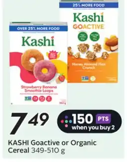Sobeys KASHI Goactive or Organic Cereal offer