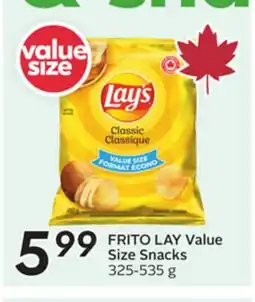 Sobeys FRITO LAY Value Size Snacks offer