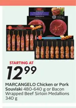 Sobeys MARCANGELO Chicken or Pork Souvlaki offer