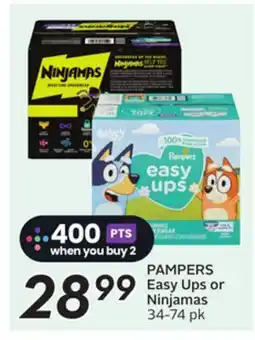 Sobeys PAMPERS Easy Ups or Ninjamas offer