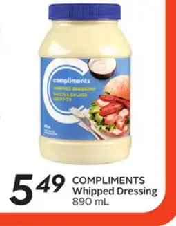 Sobeys COMPLIMENTS Whipped Dressing offer