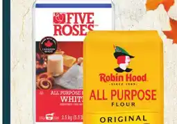 Sobeys ROBIN HOOD or FIVE ROSES Flour offer