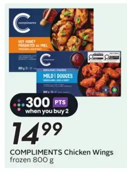 Sobeys COMPLIMENTS Chicken Wings offer