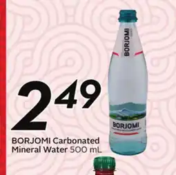 Sobeys BORJOMI Carbonated Mineral Water offer