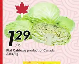 Sobeys Flat Cabbage offer