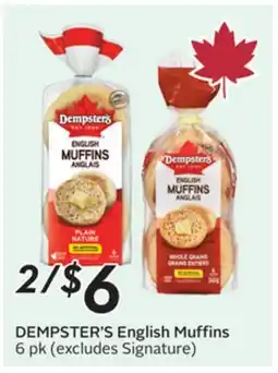 Sobeys DEMPSTER'S English Muffins offer