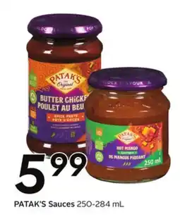 Sobeys PATAK'S Sauces offer