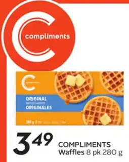 Sobeys COMPLIMENTS Waffles offer