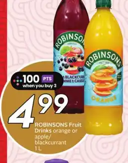 Sobeys ROBINSONS Fruit Drinks offer