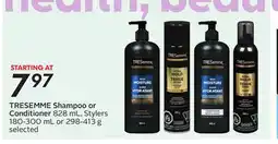Sobeys TRESEMME Shampoo or Conditioner offer