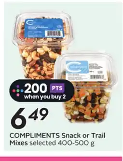 Sobeys COMPLIMENTS Snack or Trail Mixes offer
