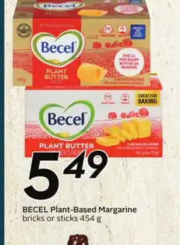 Sobeys BECEL Plant-Based Margarine offer