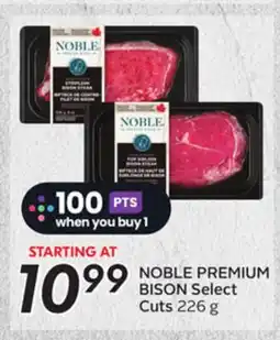 Sobeys NOBLE PREMIUM BISON Select Cuts offer