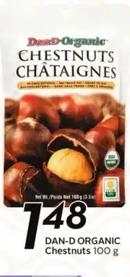 Sobeys DAN-D ORGANIC Chestnuts offer