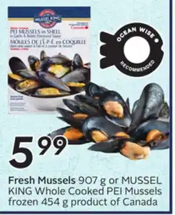 Sobeys Fresh Mussels offer
