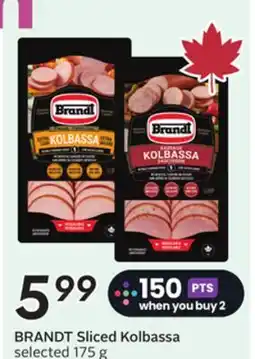 Sobeys BRANDT Sliced Kolbassa offer