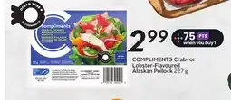 Sobeys Crab-or Lobster-Flavoured Alaskan Pollock offer