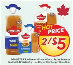 Sobeys White or Whole Wheat, Texas Toast or Sandwich Bread offer