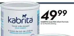 Sobeys KABRITA Goat Milk Infant Formula offer