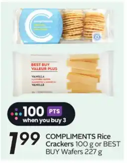 Sobeys COMPLIMENTS Rice Crackers offer