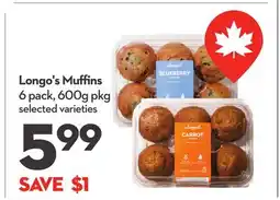 Longo's Muffins offer