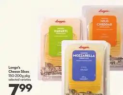 Longo's Cheese Slices offer