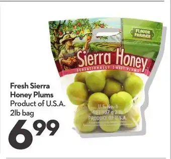 Longo's Fresh Sierra Honey Plums offer
