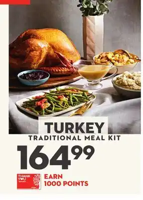Longo's TURKEY TRADITIONAL MEAL KIT offer